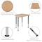 Flash Furniture Hex Natural Collaborative Desk, For Home and Classroom XU-SF-1001-NAT-A-GG - alternate 10